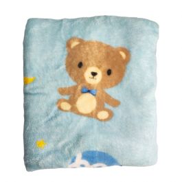 Manta Confort Baby Hazime - Urso Azul Ref.53350